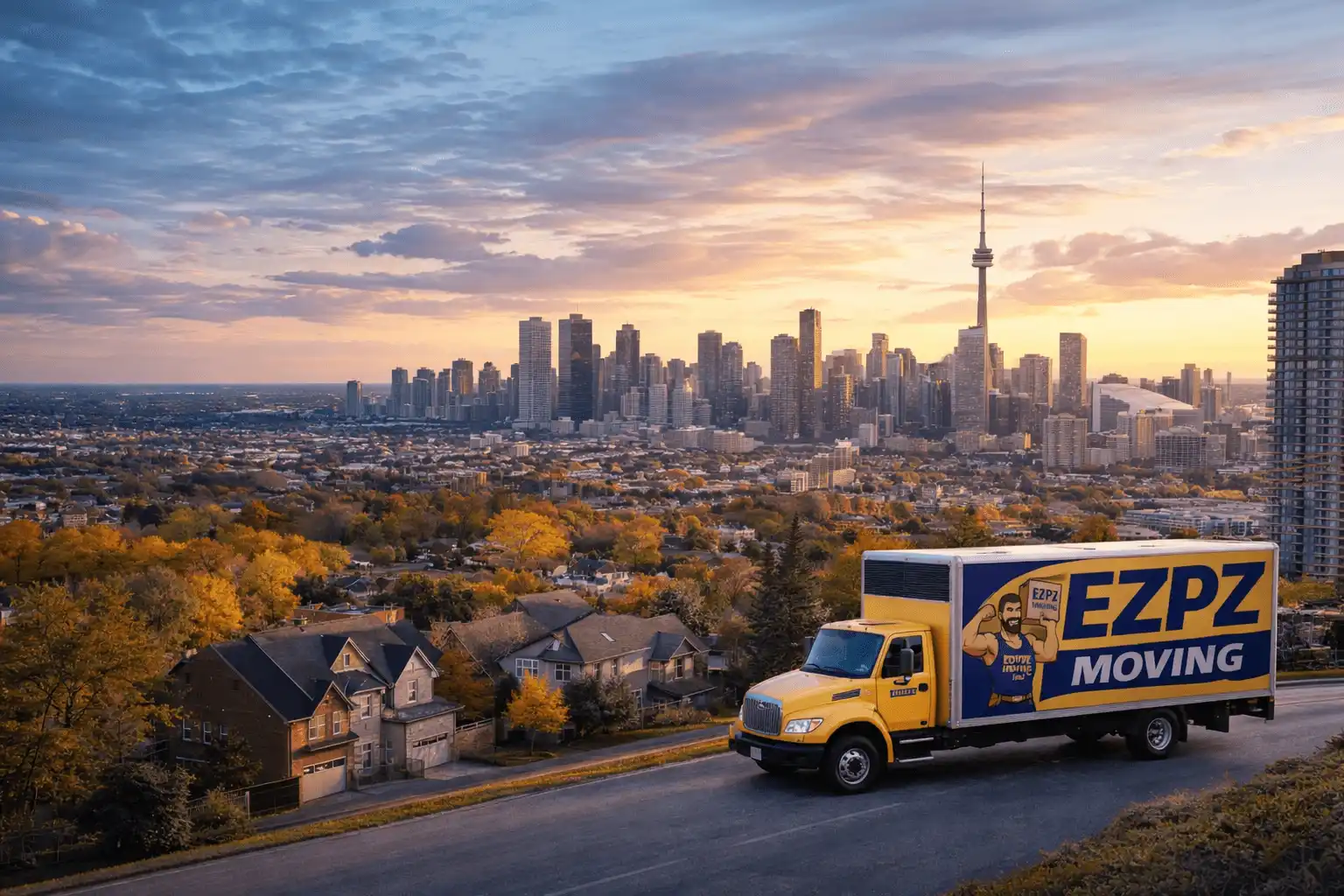 EZPZ Moving service areas across Toronto and Mississauga