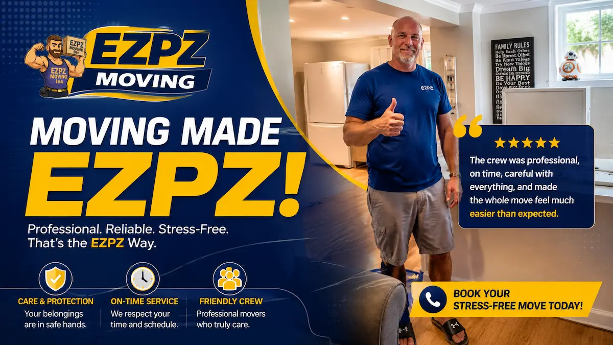 Happy customer with EZPZ Moving residential service in Toronto